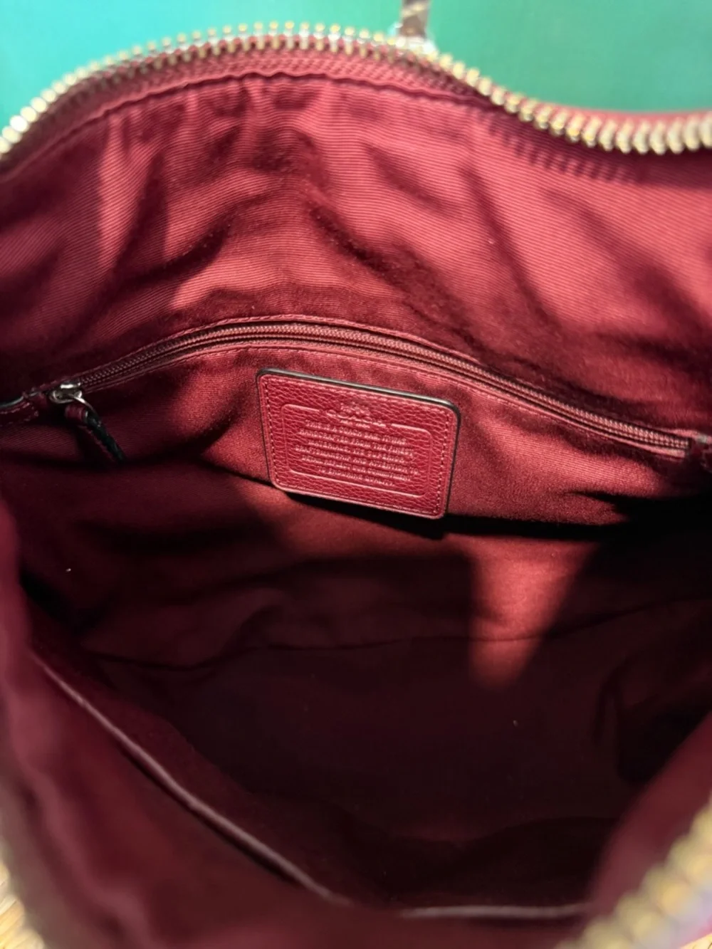 Coach Harley Hobo with Wallet‎ in Oxblood